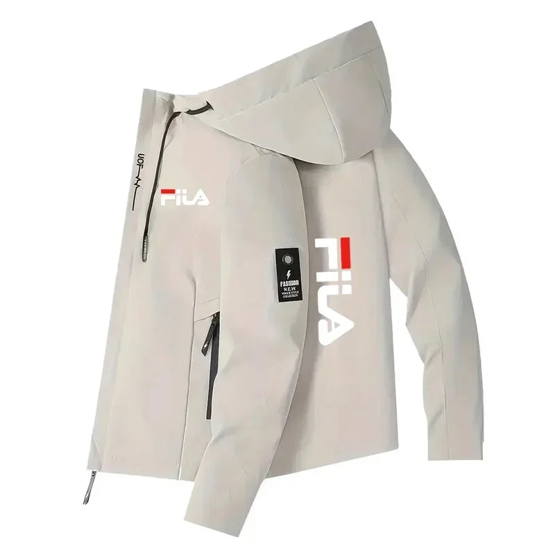 Men's Hooded Zip-Up Jacket