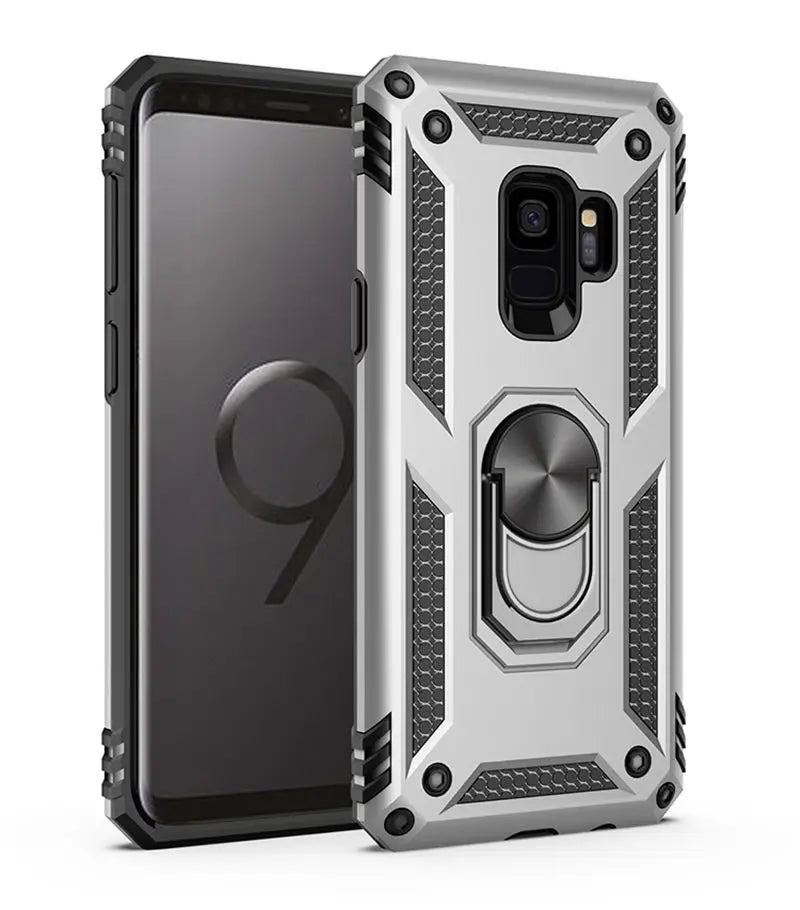 Ring Stand Phone Case for Samsung Galaxy A6 2018, S10, S10E, A6 Plus 2018, A9 2018, A70, S20, Note 9, Note 8, S10 Plus, S20 Plus, S20 Ultra, A8 2018, A8 Plus 2018, A51, A50, A71, A40, S8 Plus, S8, S9, S9 Plus