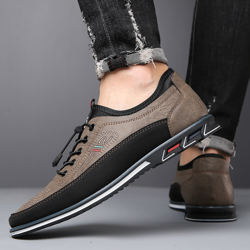 Men's Leather Casual Sports Shoes