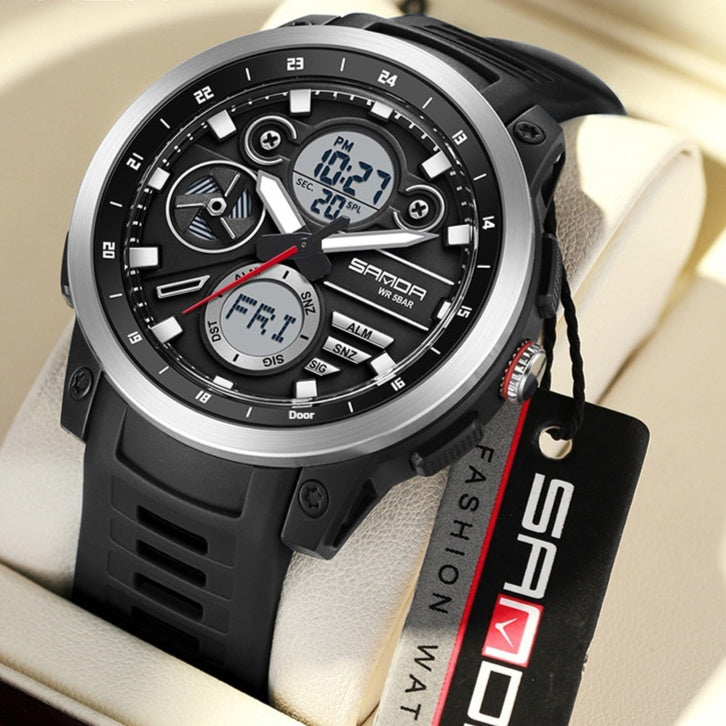 Digital Sports Watch with Alarm Reminder