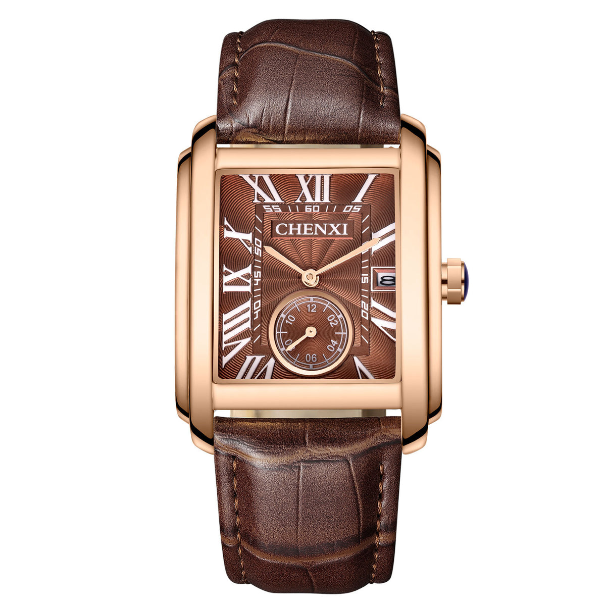 Men's Square Quartz Watch