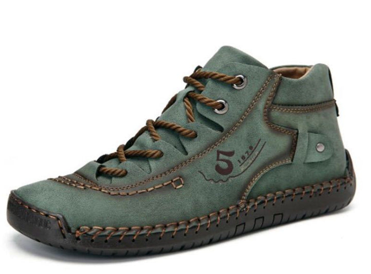 Men's Stitched Low-Top Casual Shoes — product view