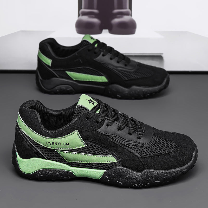 Men's Mesh Lace-Up Dad Sneakers