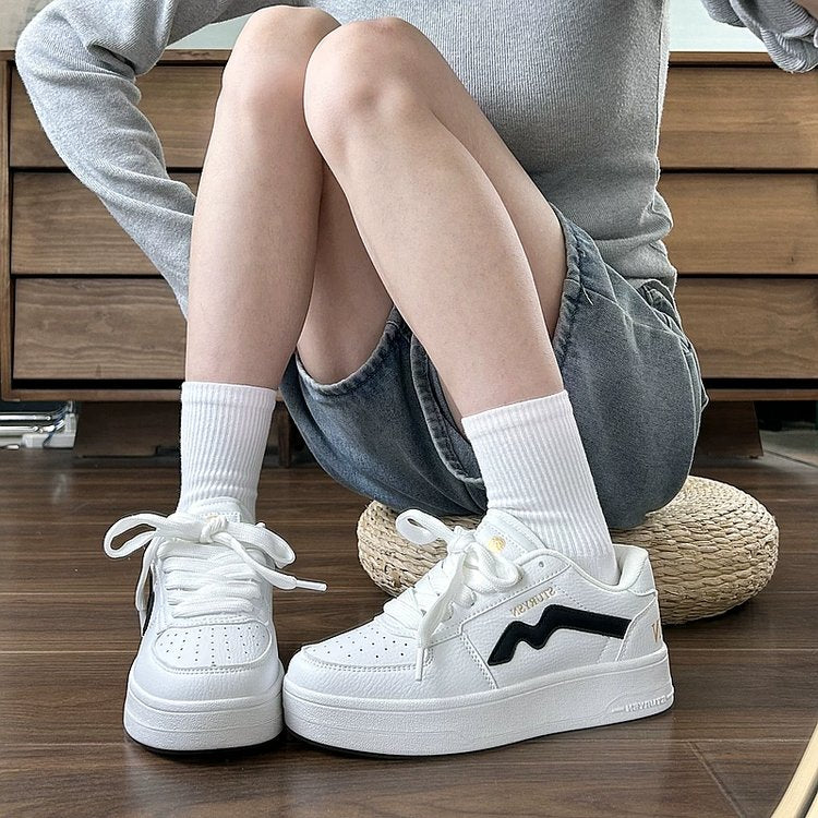 Women's Retro White Casual Sneakers