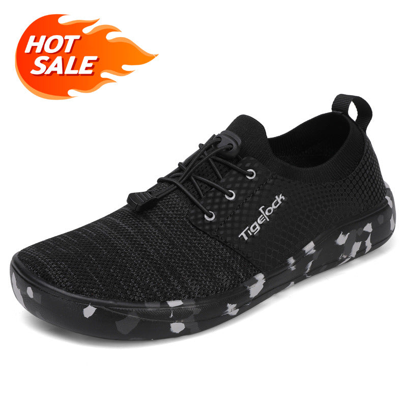 Unisex Wide-Toe Mesh Slip-On Shoes