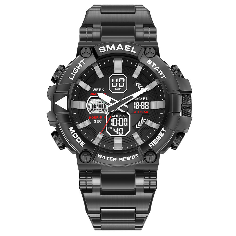Men's Luminous Dual-Display Watch