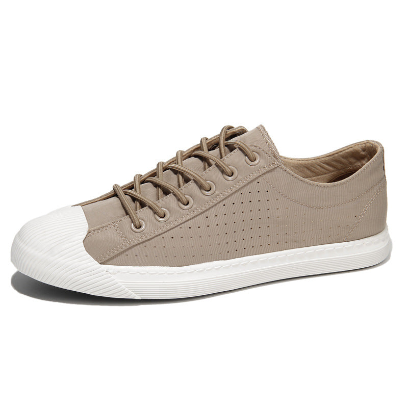 Men's Low-Top Canvas Slip-On Shoes