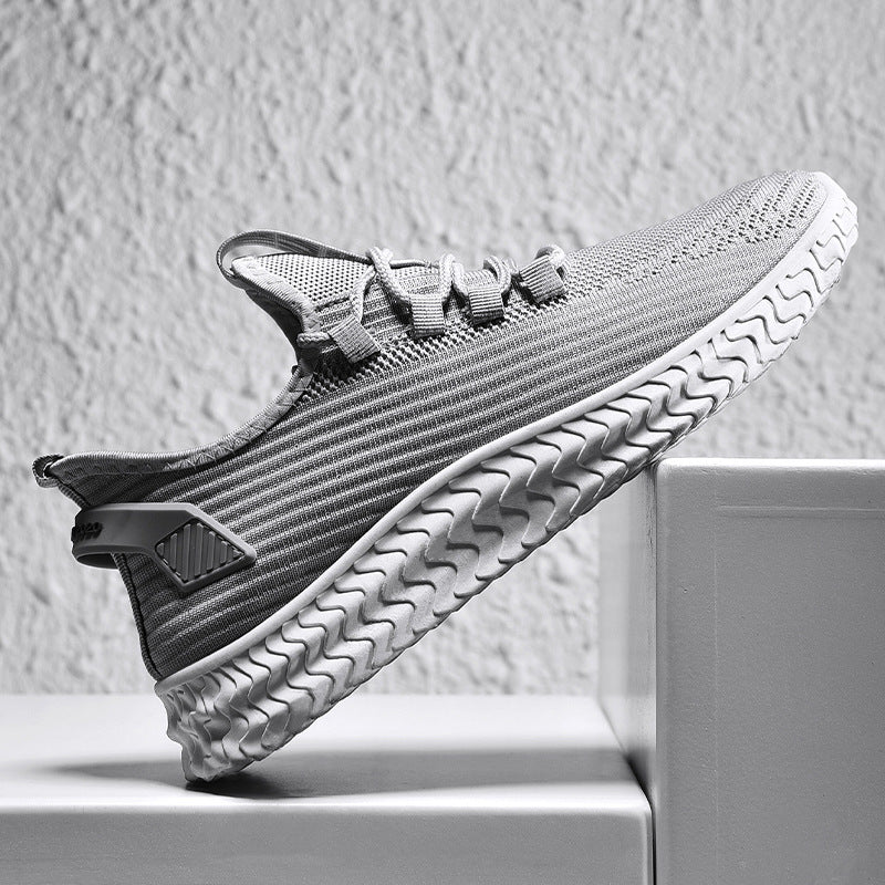 Men's Woven Lace-Up Sneakers — product view