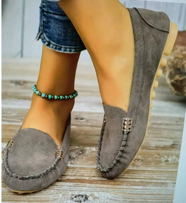 Women's Flat Slip-On Pumps — product view