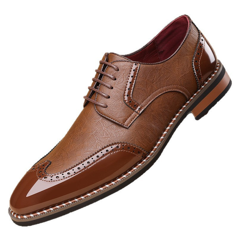 Men's Pointed-Toe Casual Dress Shoes