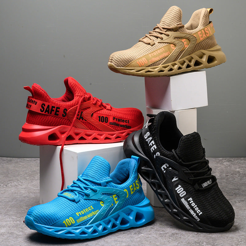 Lightweight Fly-Knit Work Shoes
