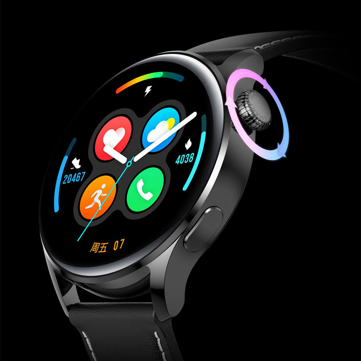 Bluetooth Calling Smartwatch with Rotary Control