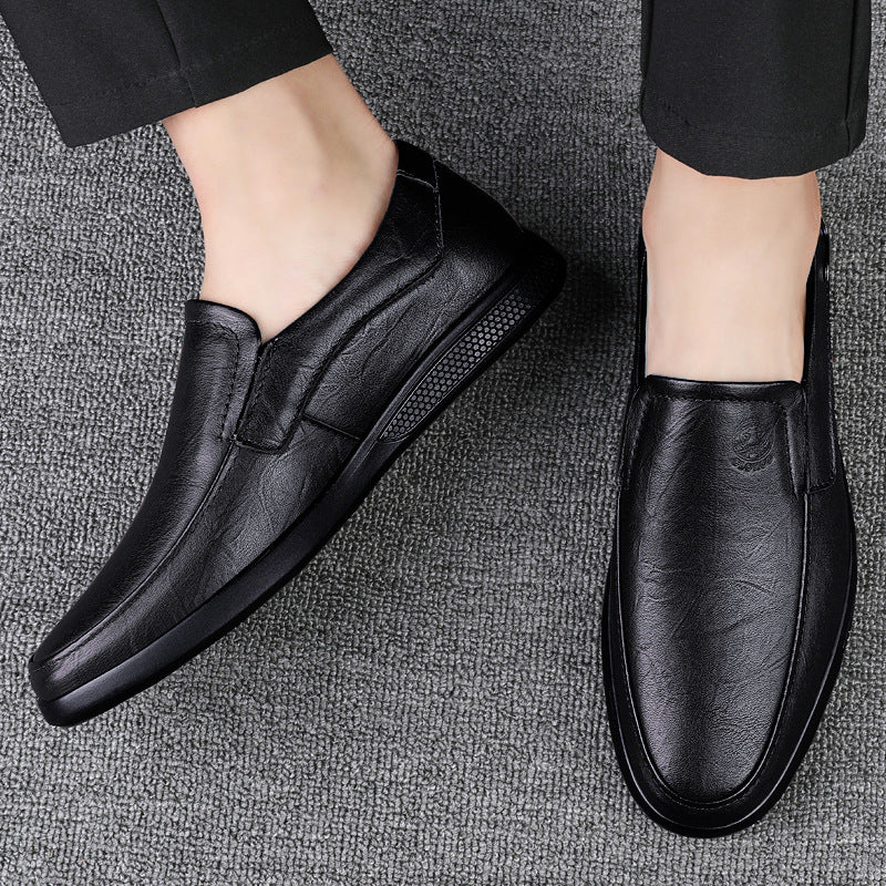 Men's Cowhide Business Casual Shoes