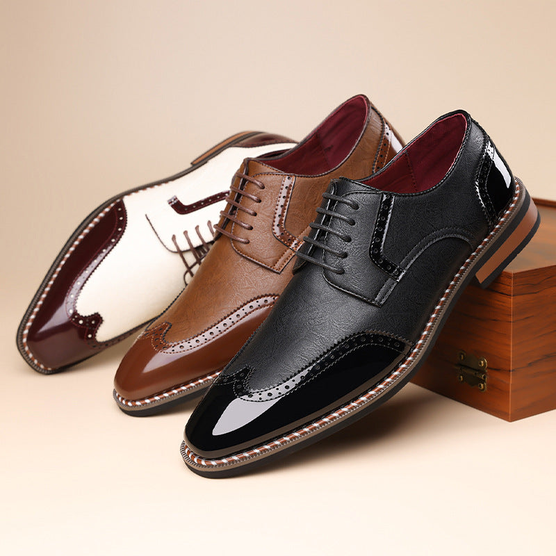 Men's Pointed-Toe Casual Dress Shoes
