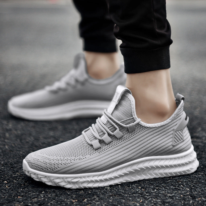 Men's Woven Lace-Up Sneakers — product view