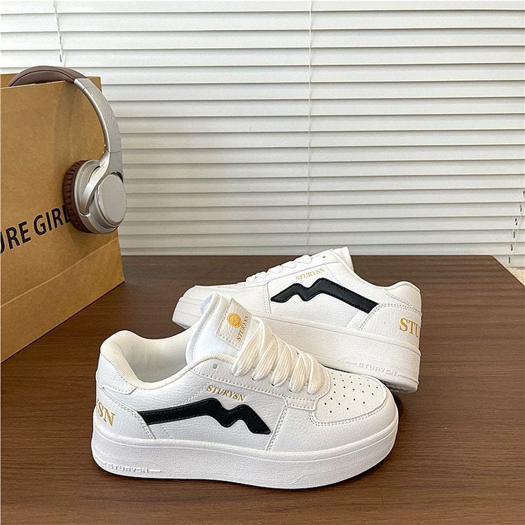 Women's Retro White Casual Sneakers