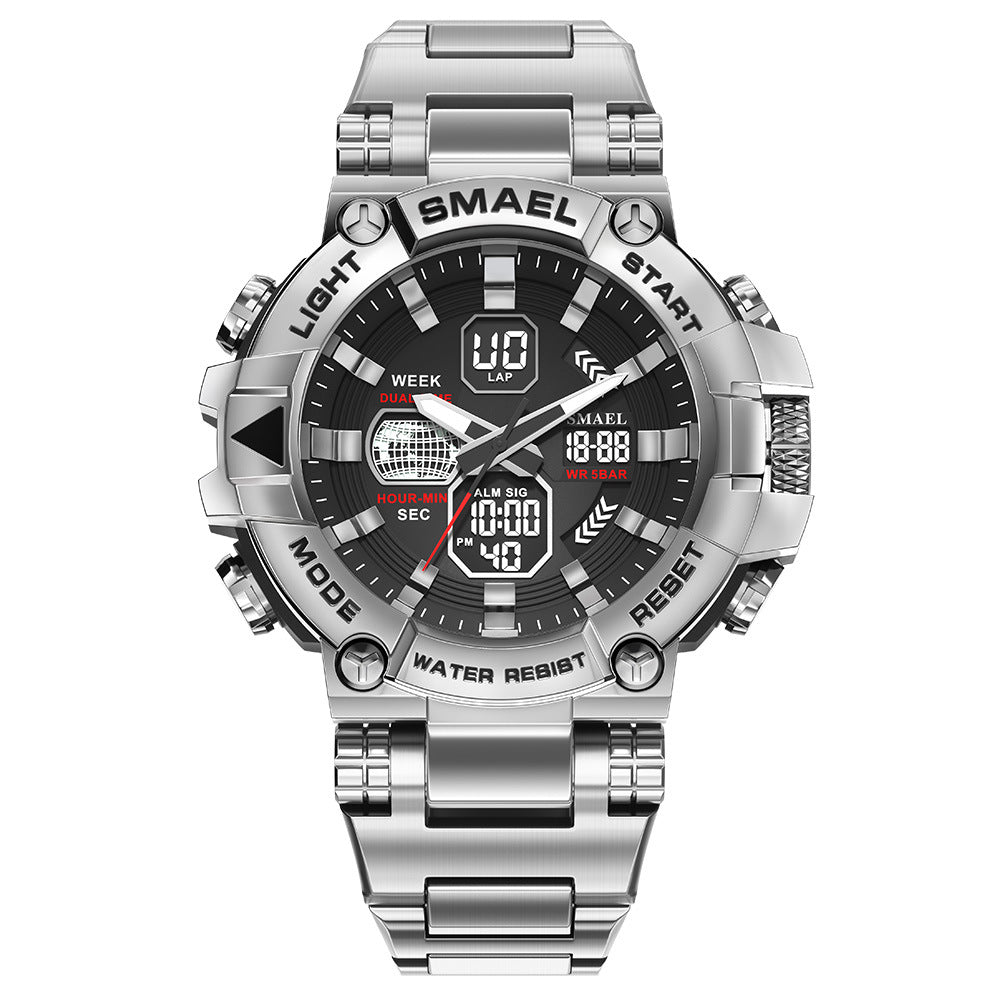 Men's Luminous Dual-Display Watch