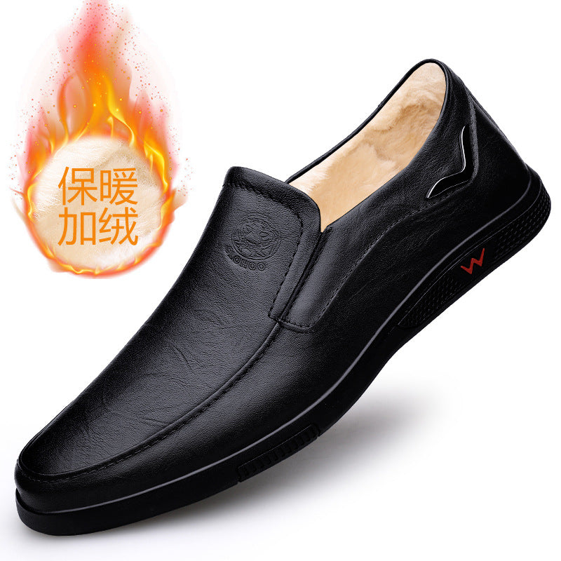 Men's Cowhide Business Casual Shoes