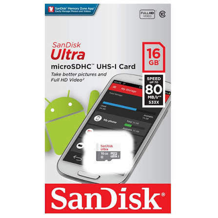 microSD Memory Card — 16 GB