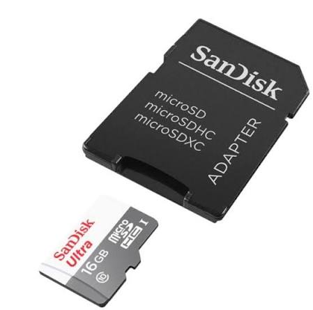 microSD Memory Card — 16 GB