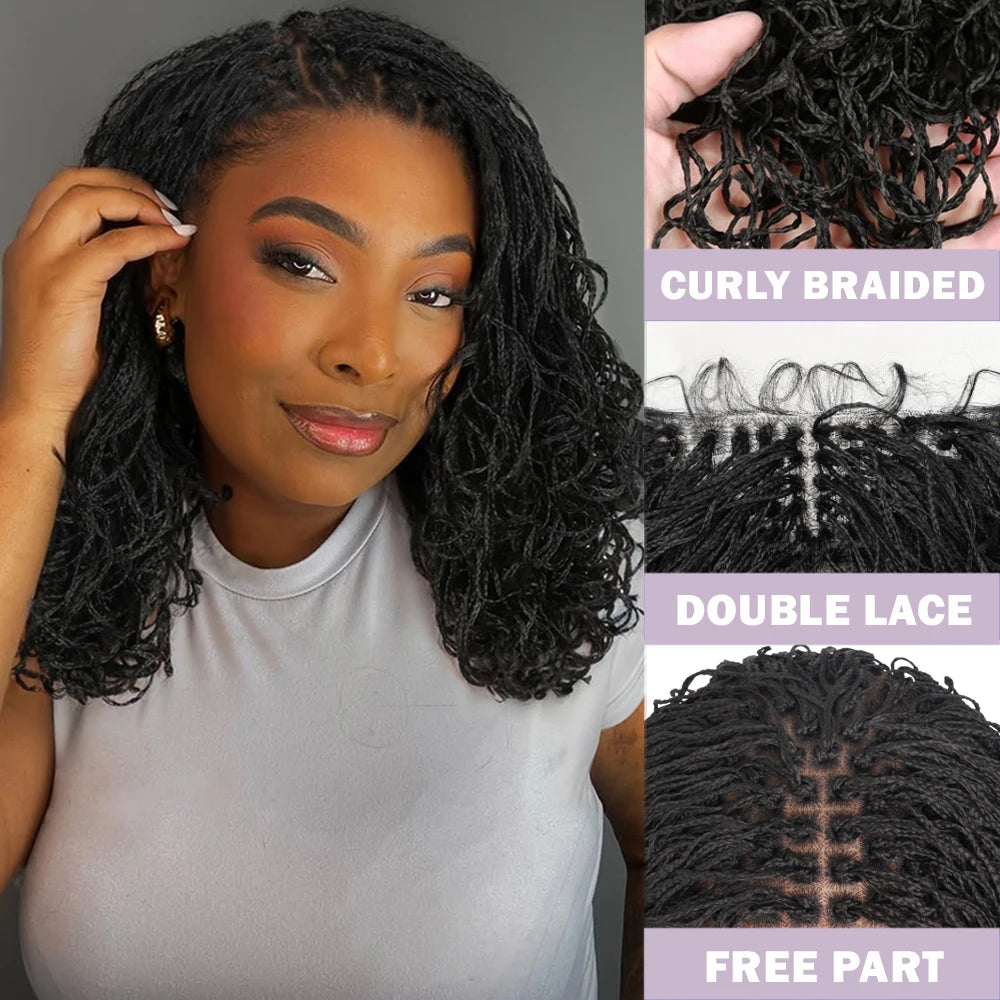 Women's Curly Synthetic Glueless Wig — product view