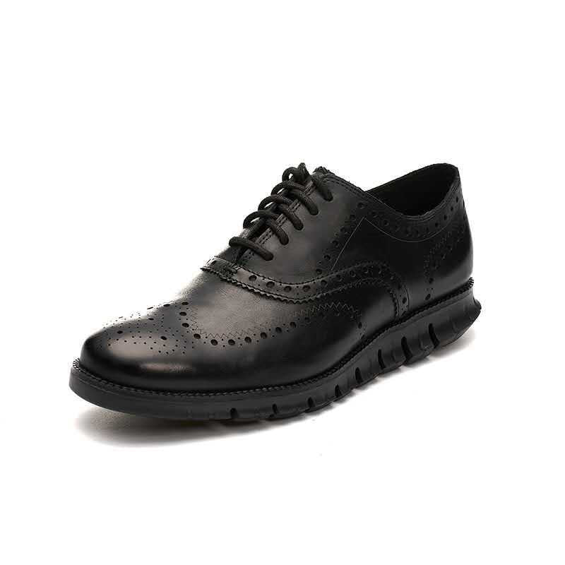 Men's Thick-Sole Business Casual Shoes — product view