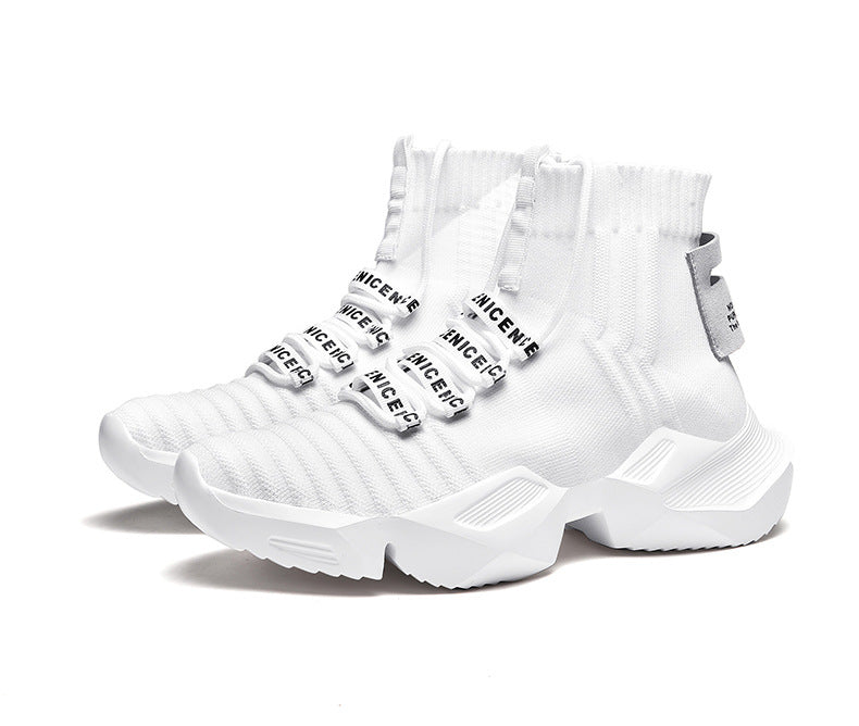Men's Chunky Sock-Style Sneakers — product view
