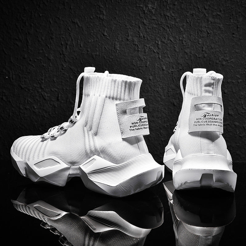 Men's Chunky Sock-Style Sneakers — product view