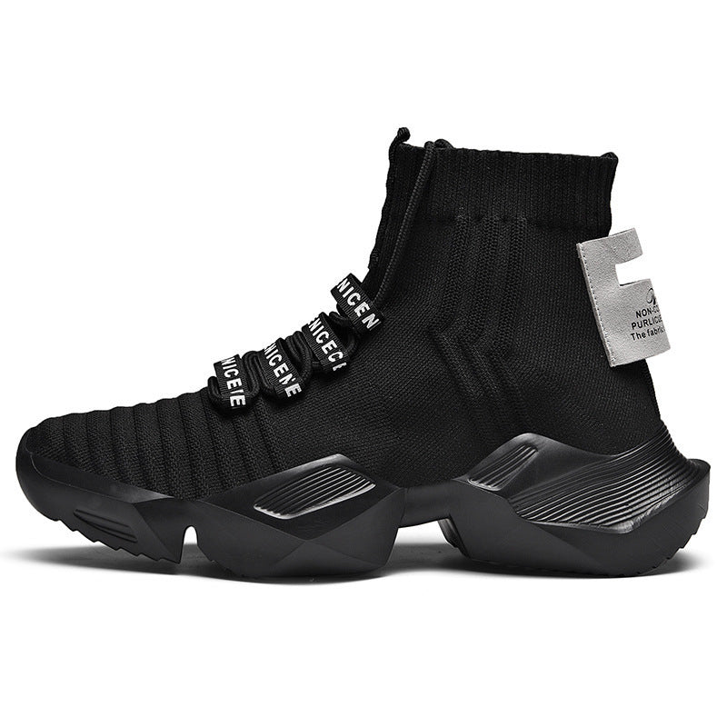 Men's Chunky Sock-Style Sneakers — product view