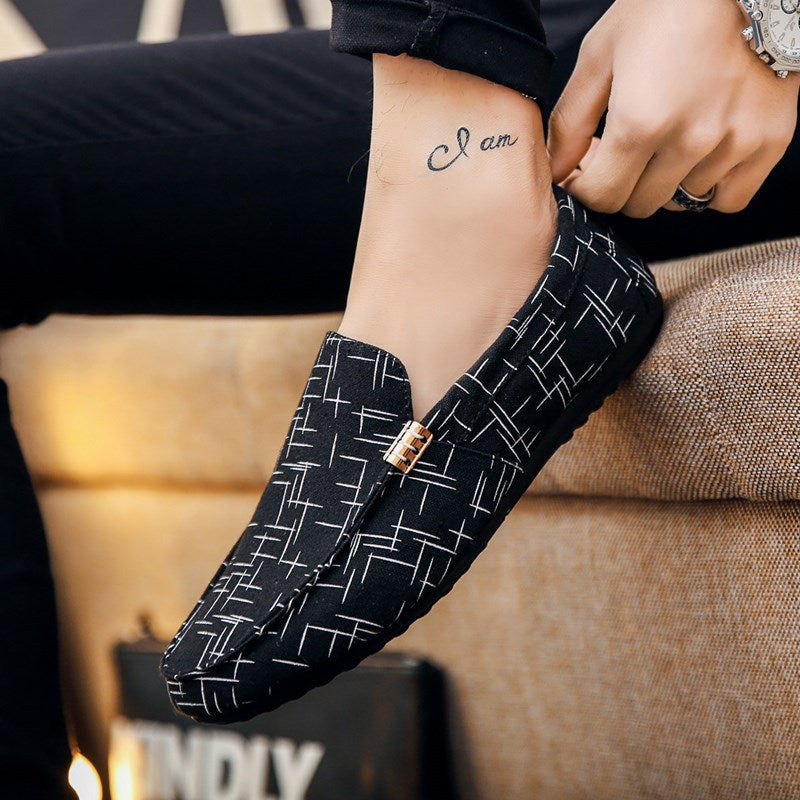 Casual Canvas Slip-On Shoes — product view