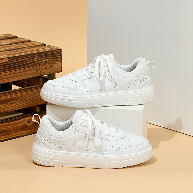 White Breathable Casual Shoes