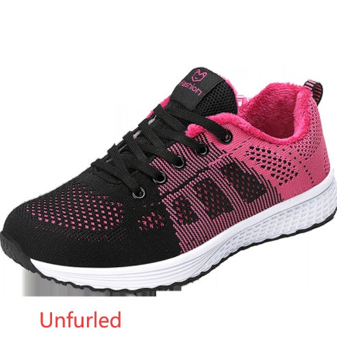 Women's Woven Mesh Athletic Sneakers