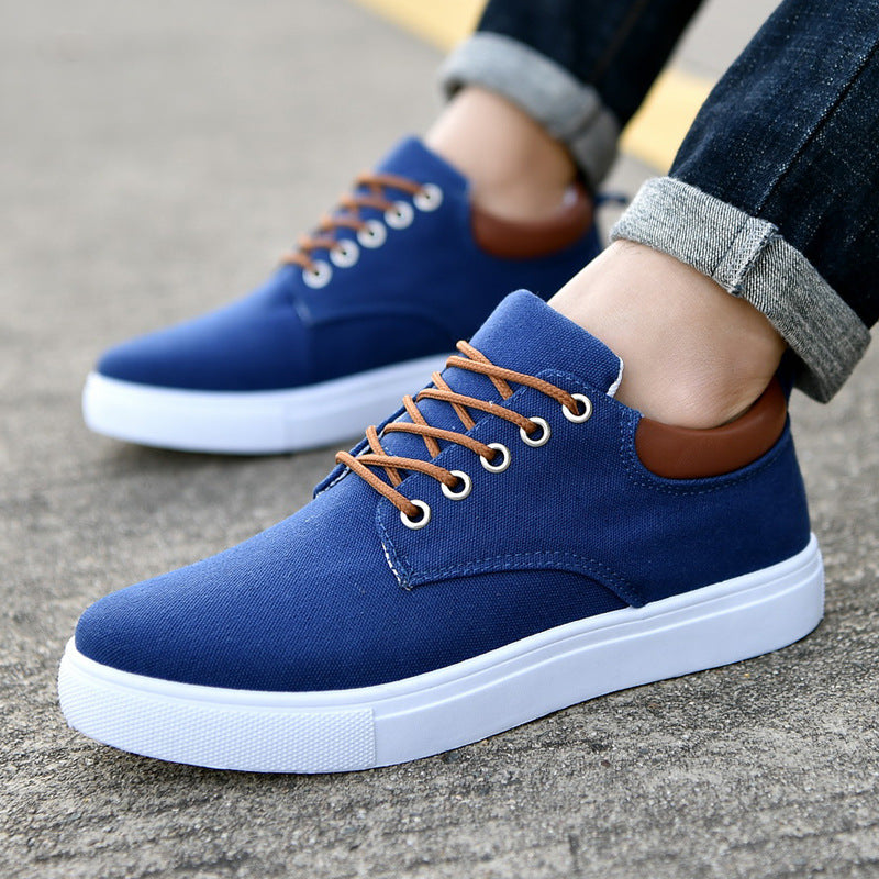 Men's Flat Canvas Sneakers — product view