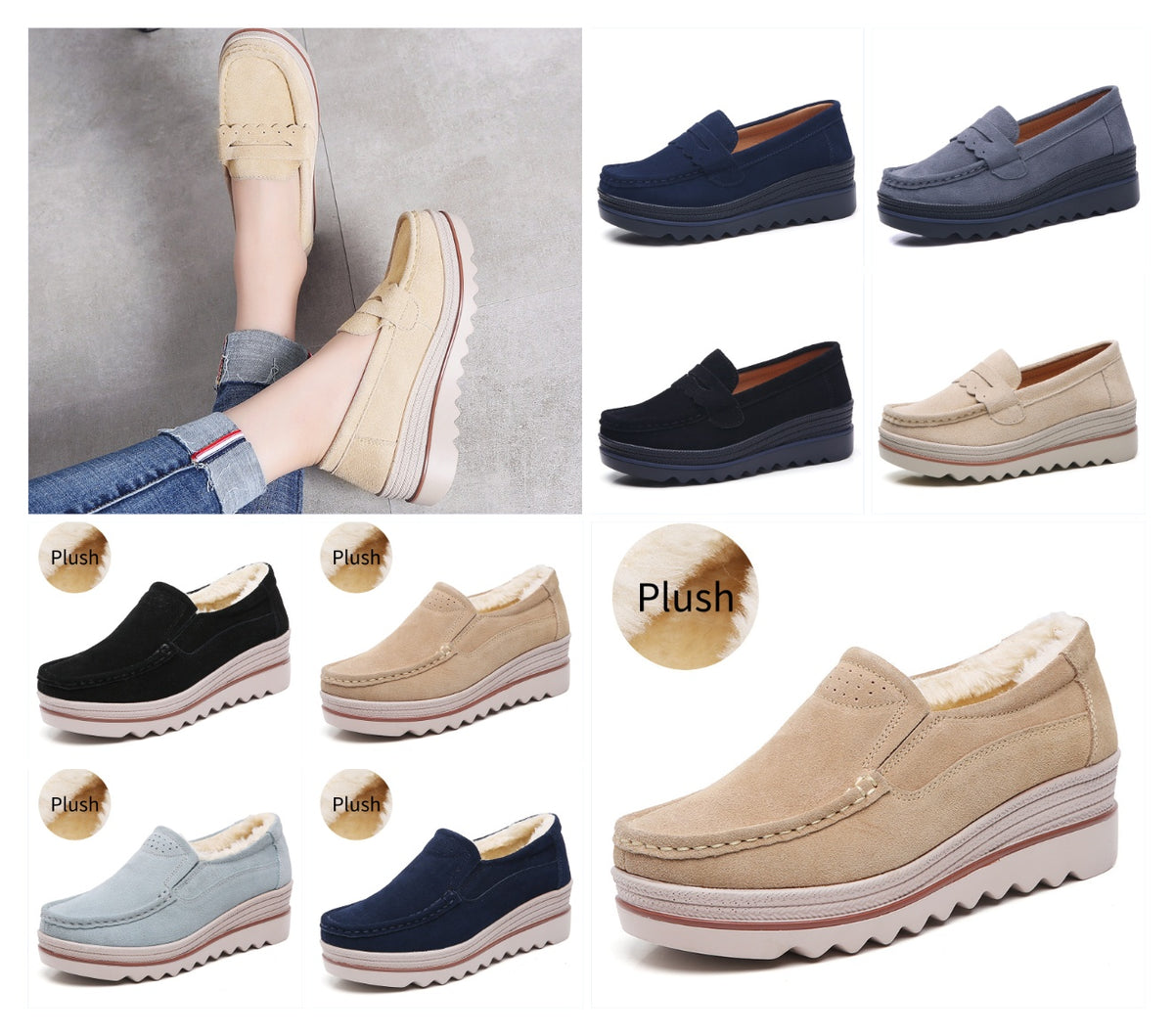 Women's Platform Casual Shoes — product view