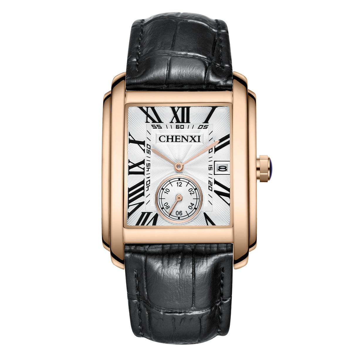 Men's Square Quartz Watch