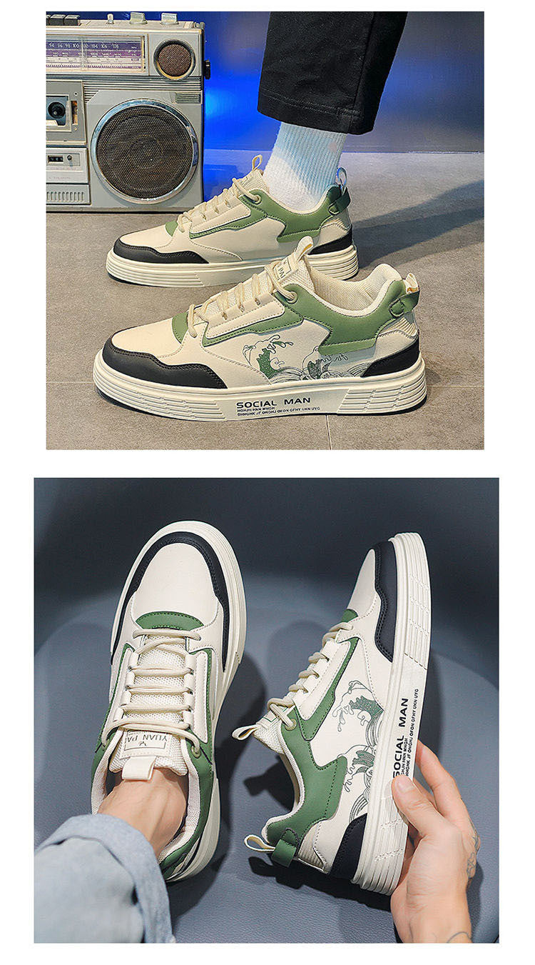 Men's Flat Casual Skate-Style Shoes