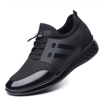 Men's High-Top Mixed-Material Sneakers — product view