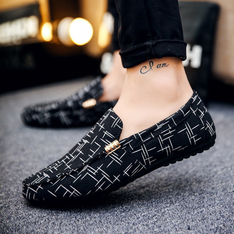Casual Canvas Slip-On Shoes — product view