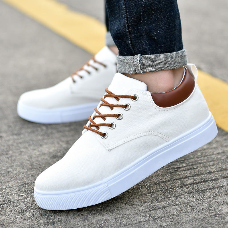 Men's Flat Canvas Sneakers — product view