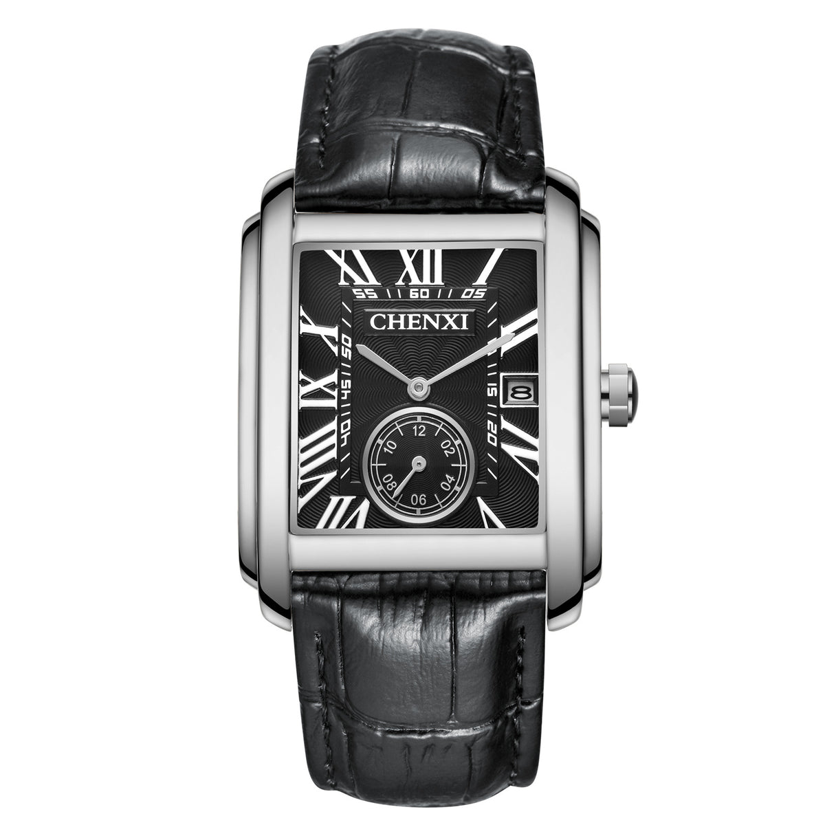 Men's Square Quartz Watch