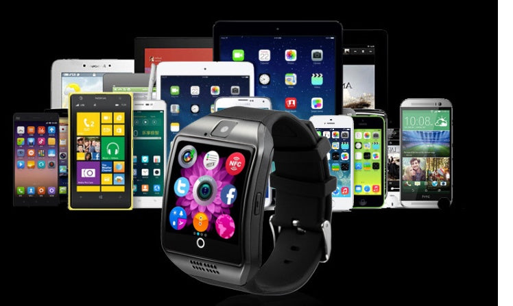 Touchscreen Smartwatch with Camera and Card Slots