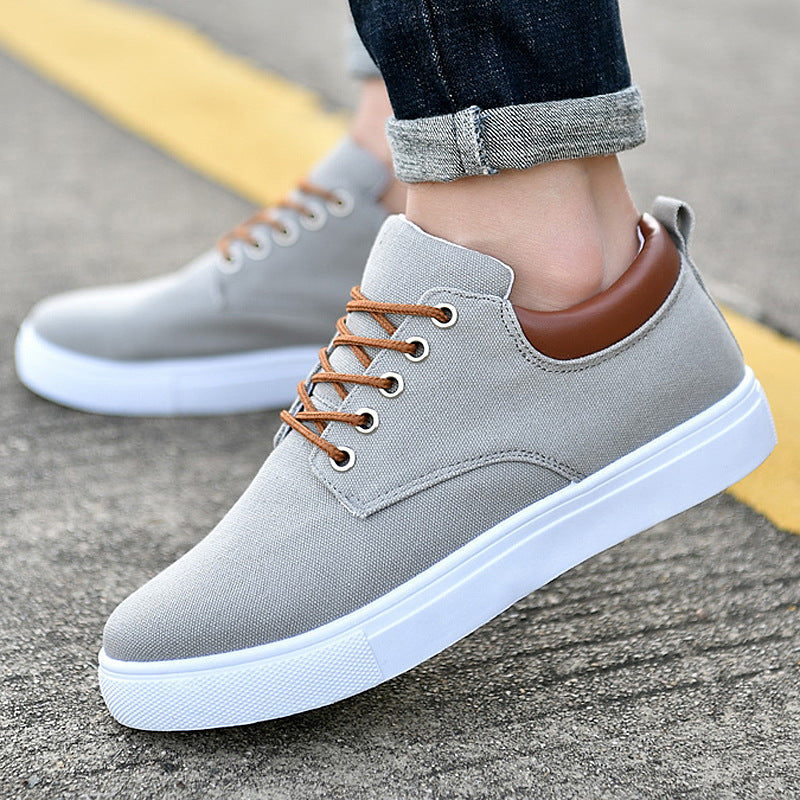 Men's Flat Canvas Sneakers — product view