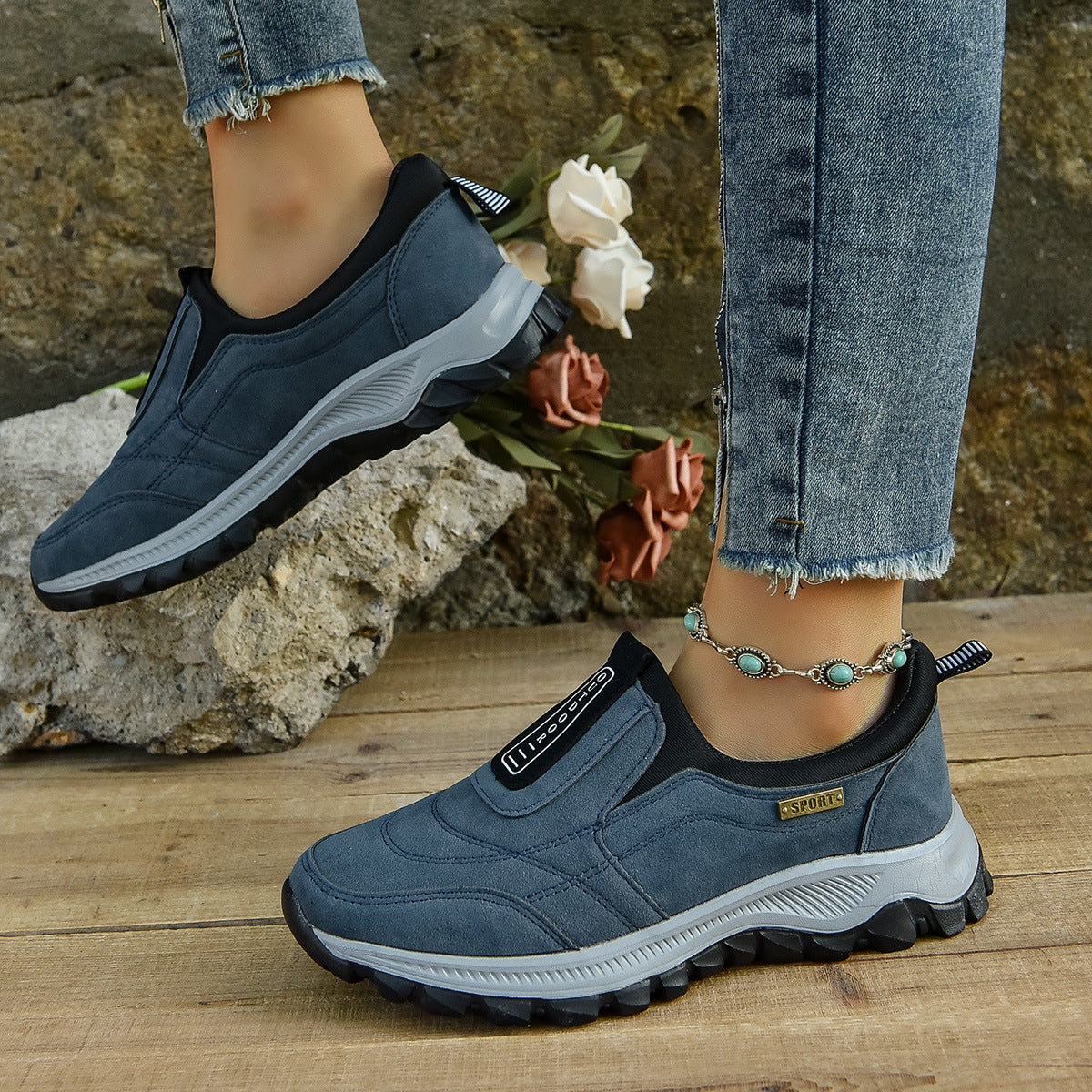 Women's Slip-On Walking Sneakers