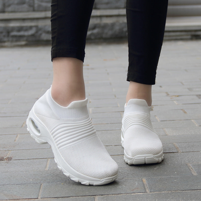 Women's Fly-Knit Slip-On Sneakers
