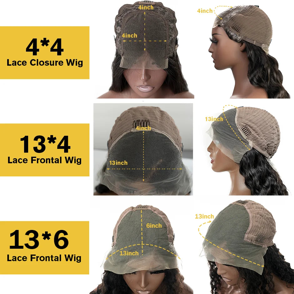Loose Deep Wave Lace Front Wig — product view