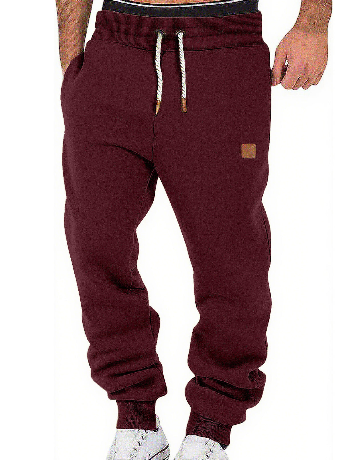 Men's Solid Colour Relaxed Sweatpants