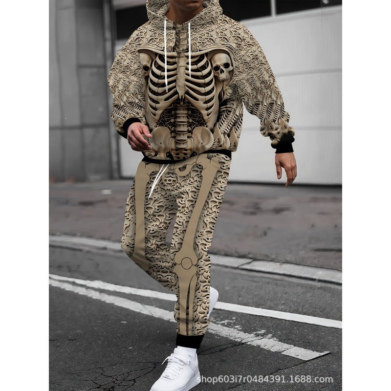 Men's Graphic Hoodie and Joggers Set