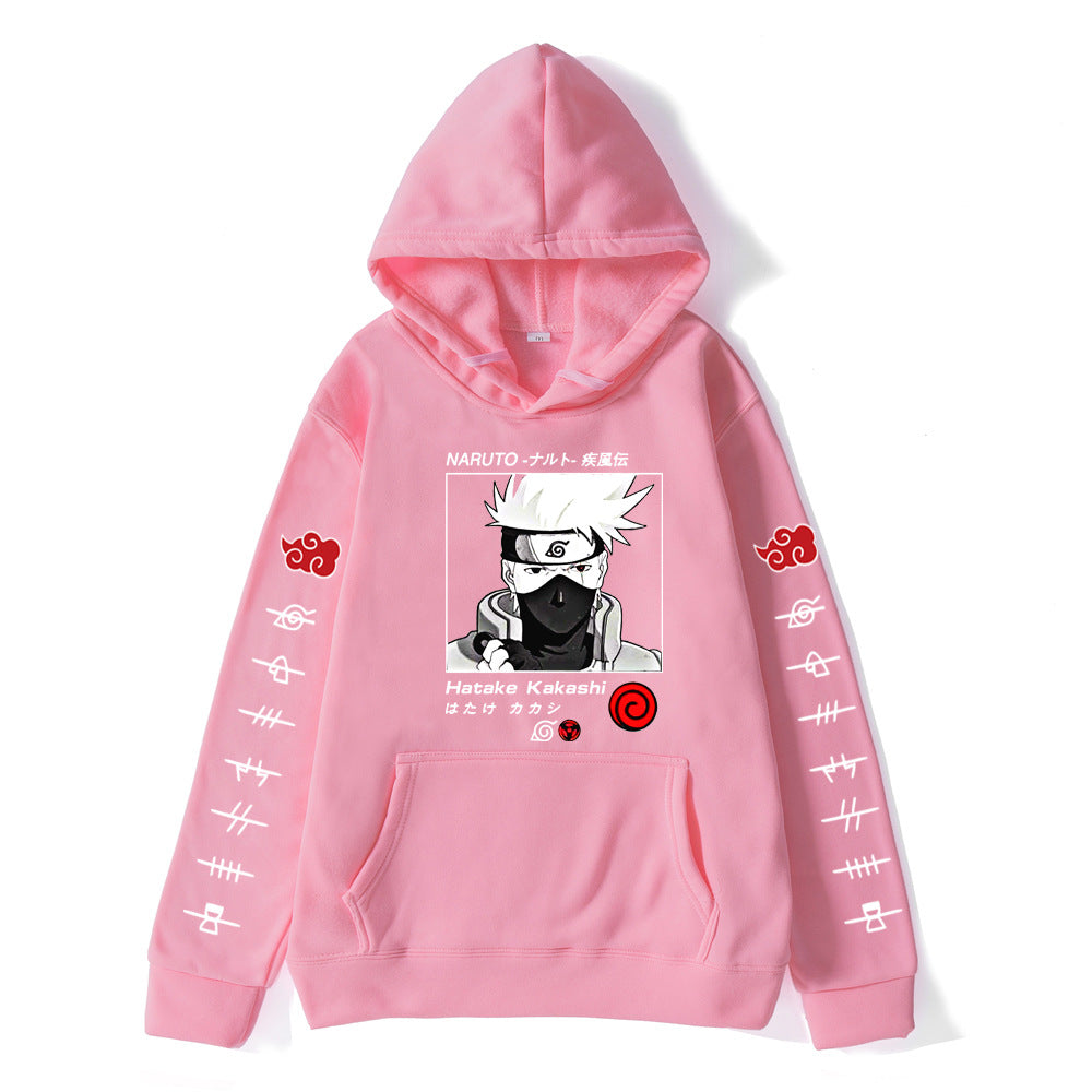 Anime Graphic Oversized Pullover Hoodie