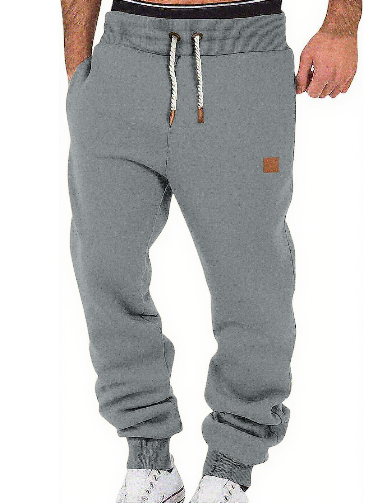 Men's Solid Colour Relaxed Sweatpants