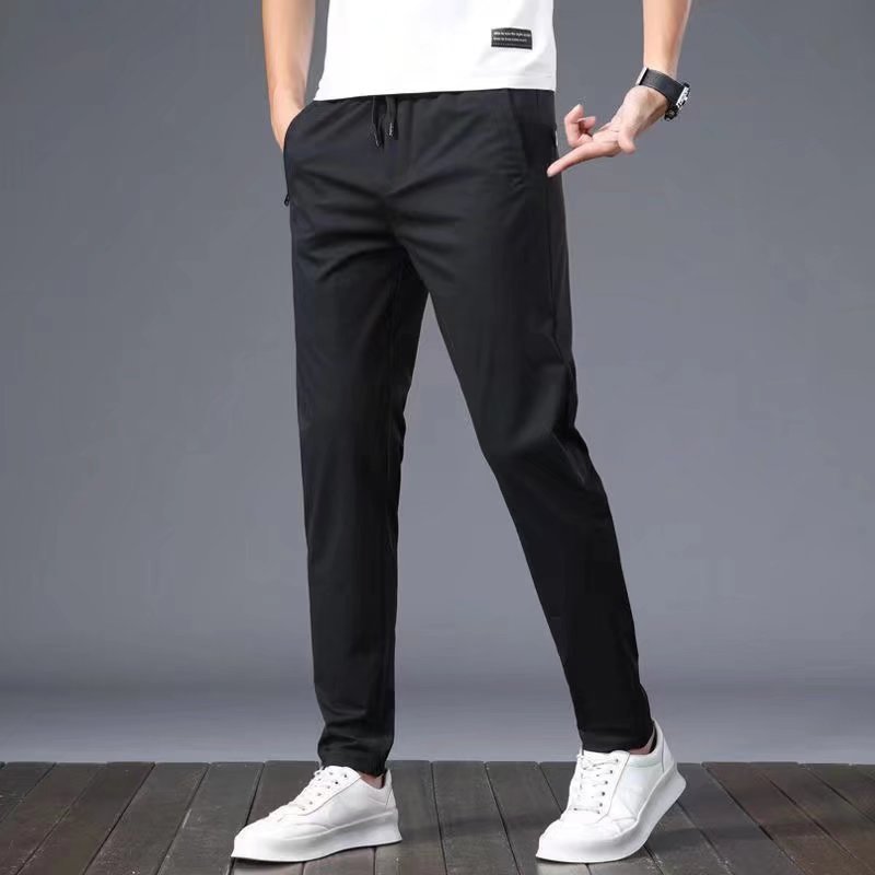 Men's Relaxed Straight-Leg Casual Pants